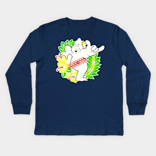 GB Hawaii Shaka Redux [YLO] Kids Long Sleeve T-Shirt